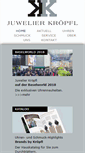 Mobile Screenshot of juwelier-kroepfl.at