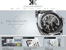 Tablet Screenshot of juwelier-kroepfl.at